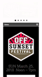 Mobile Screenshot of offsunsetfestival.com